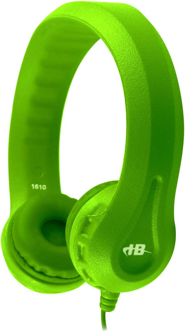HamiltonBuhl Flex-Phones Kids On-Ear Headphone - Green, Pack of 1 - Image 3