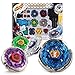 Metal Master Fusion Storm Pegasus/Flame Libra/Earth Eagle/ Lightning L-Drago with 4D Launcher Grip Gyro Top Set