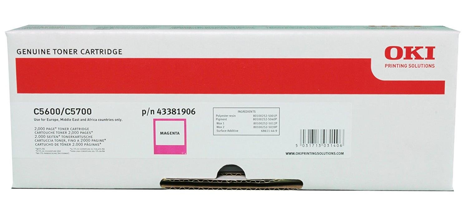 OKI - Toner cartridge - 1 x magenta - 2000 pages