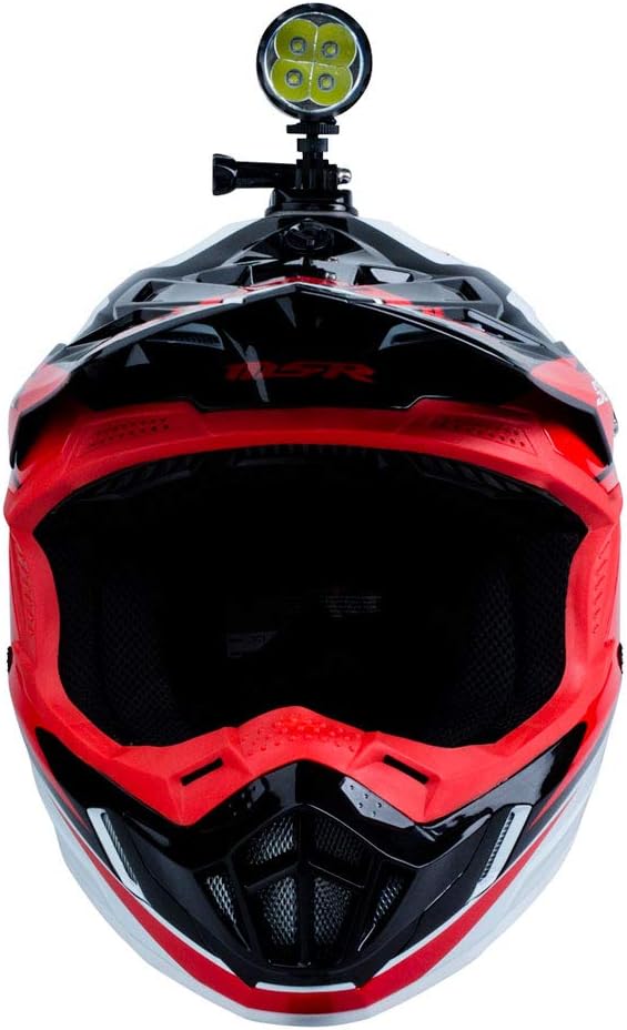 Motorcycle Helmet Mounted Light Outlet 