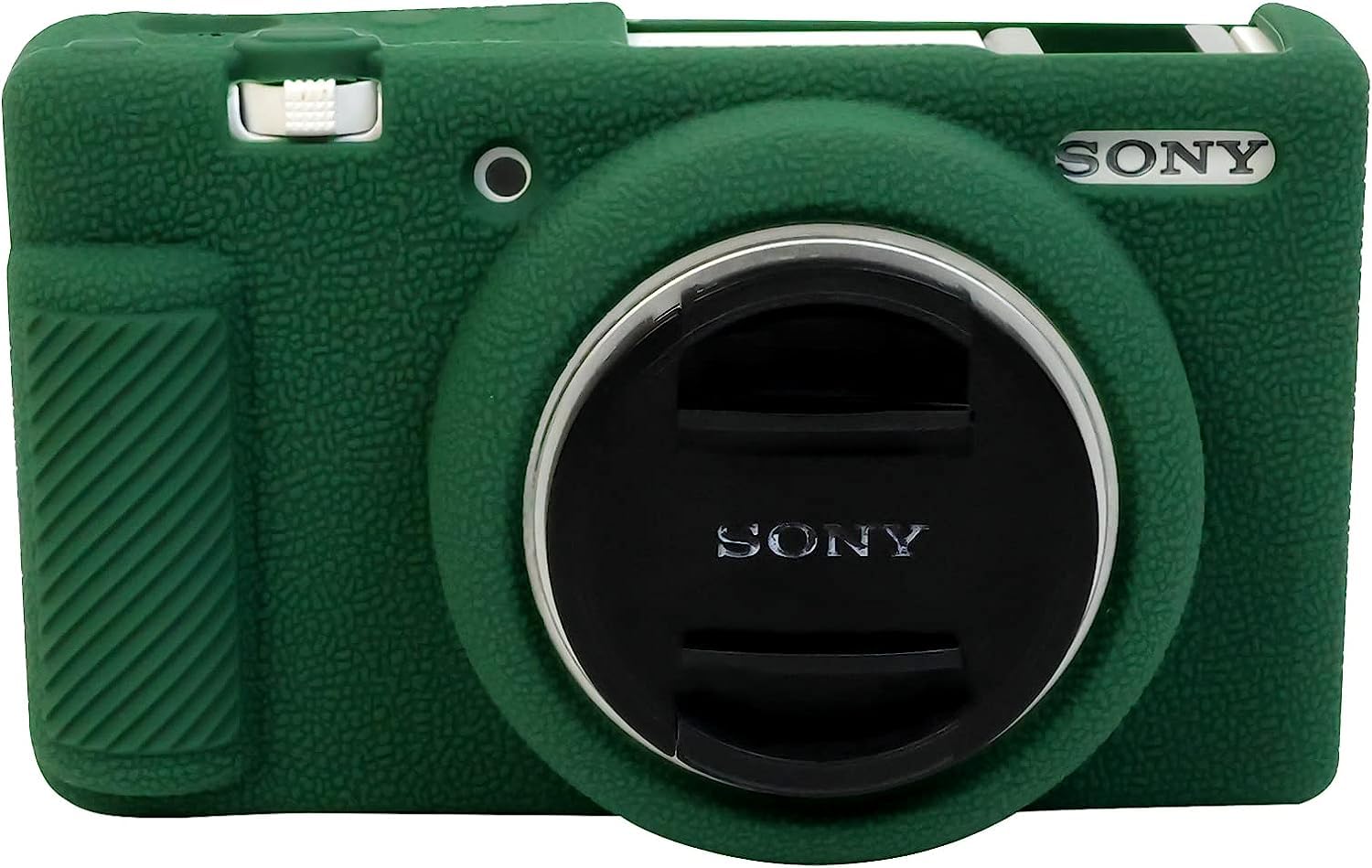 Easy Hood ZV-1F Camera Case Anti-Scratch Soft Silicone Rubber Protective Cover for Soony ZV1F Camera Silicone Cover Rubber Soft Camera Case（Dark Green）