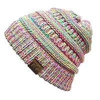 H-6800-816.41 Funky Junque 4 Tone Beanie - Rainbow #11