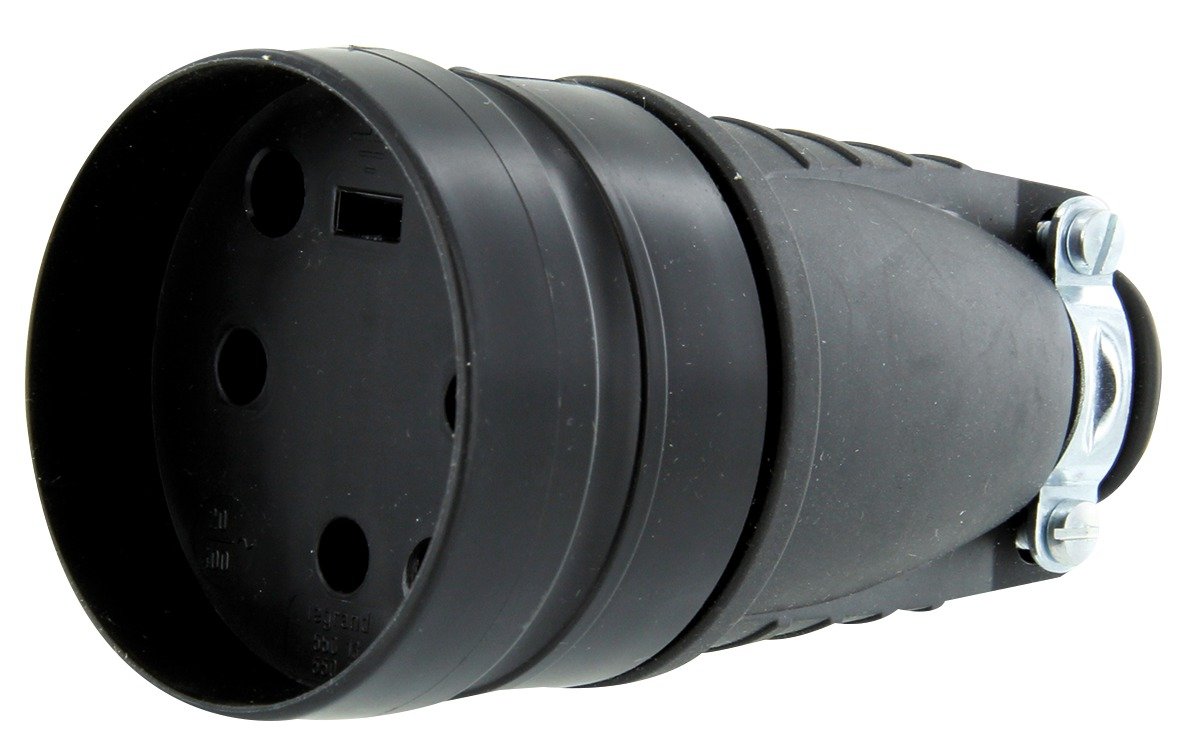 Legrand 096937 Female plug with rubber earth, 4 cells, 20 A