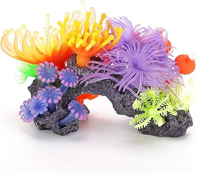 Amazon 水槽装飾 人工珊瑚 サンゴ 人工サンゴ 水槽 オーナメント 水族館 飾り 発光 魚隠れ家 アクアリウム内装 樹脂 安全 サンゴ Xuuyuu サンゴ 通販
