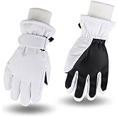 JANGANNSA Winter Kids Ski Gloves Boys Girls Cold Weather Snow Glove Waterproof Ski Snowboard Gloves with Fleece Lining