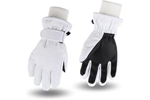 JANGANNSA Winter Kids Ski Gloves Boys Girls Cold Weather Snow Glove Waterproof Ski Snowboard Gloves with Fleece Lining