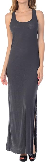 cotton modal maxi dress