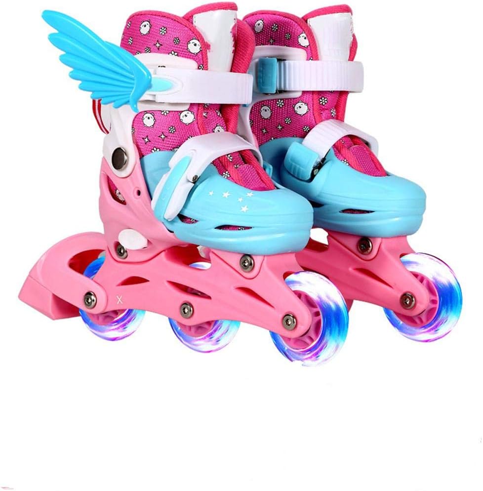 Small Children Adjustable Inline Skates Full Flash Men and Women