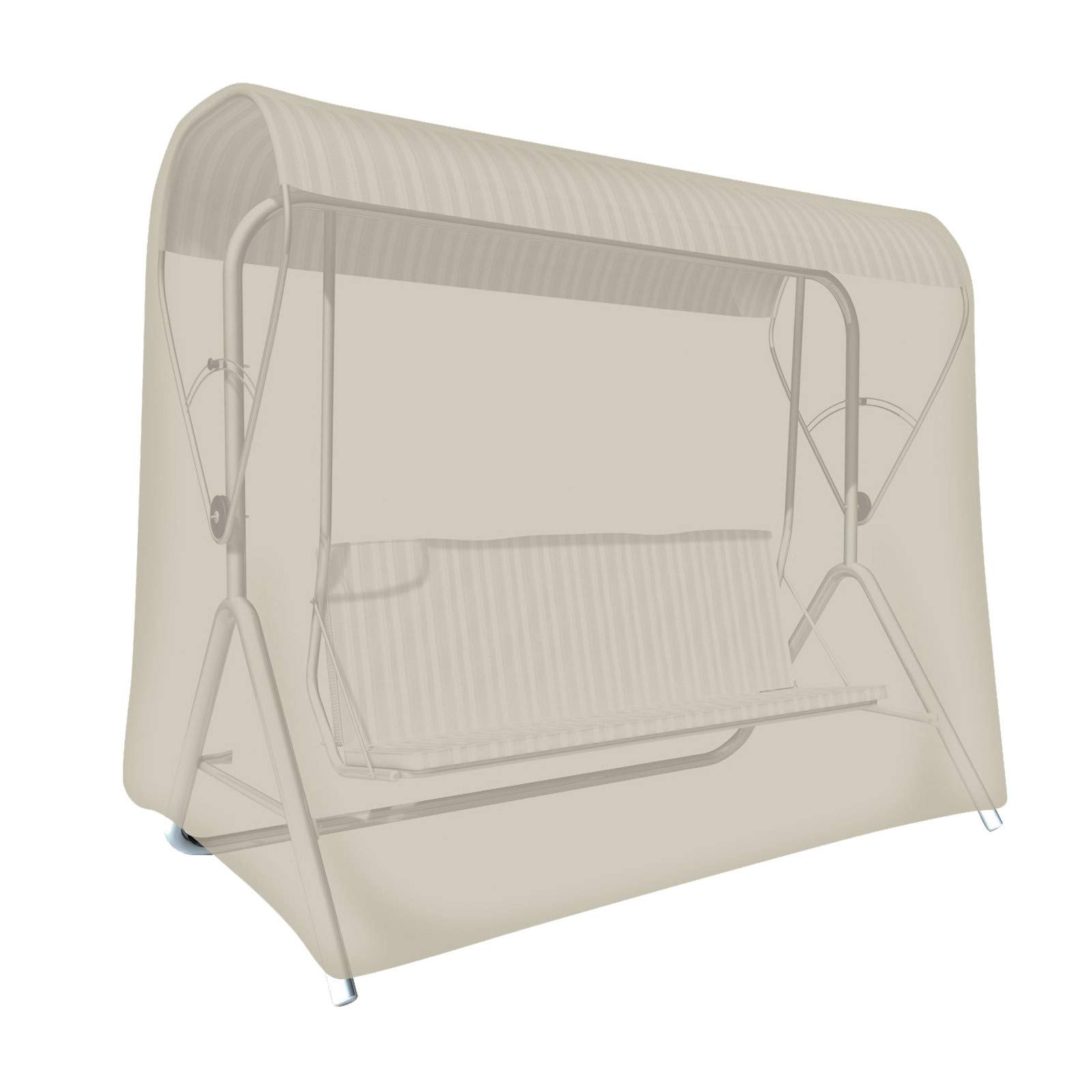 Tepro Universal Cover 3 Seater Garden Swing Seat, Beige, 150 x 220 x 145 cm 8623