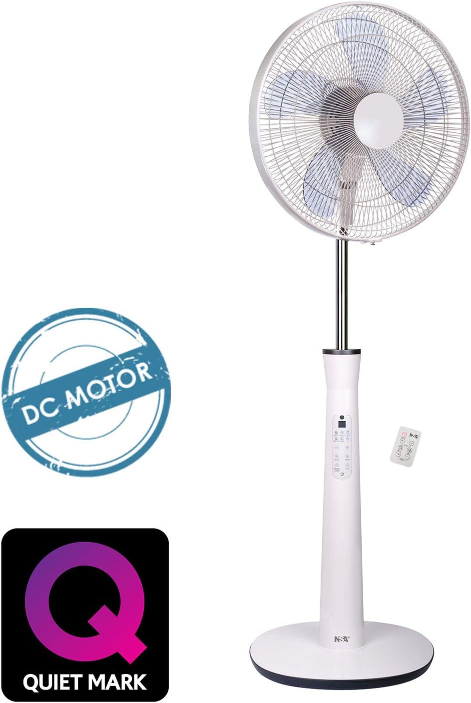 Nsauk Sfdc 4057rc Pedestal I Fan With Quiet Mark Approval And