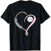 Pickleball Shirts Women's Valentine's Day Pickleball Lovers T-Shirt