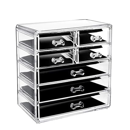 Buygoo 24 16 28cm Large Acrylic Makeup Organizer 5 Layer 7