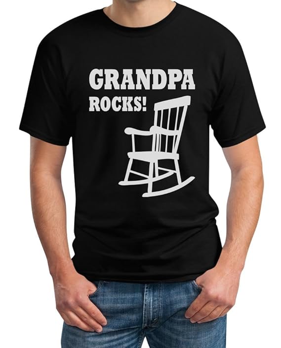 Grandpa Rocks - Grossvater Rockt Witziges Geschenk Opa T-Shirt