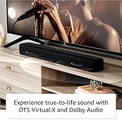 Amazon Fire TV Soundbar, 2.0 speaker with DTS