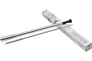 HUDIEFLY Long Cigarette Holder for Women - Extendable and Functional as Cigarette Filters with Natural Filter Stone | Detachable for Cleaning | Fits All Standard Size 25 mm Cigarettes