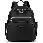 kakarin choyx Small Nylon Backpack For Women 12.2 Inch Stylish Casual Lightweight Waterproof Resistant Mini Travel Bag