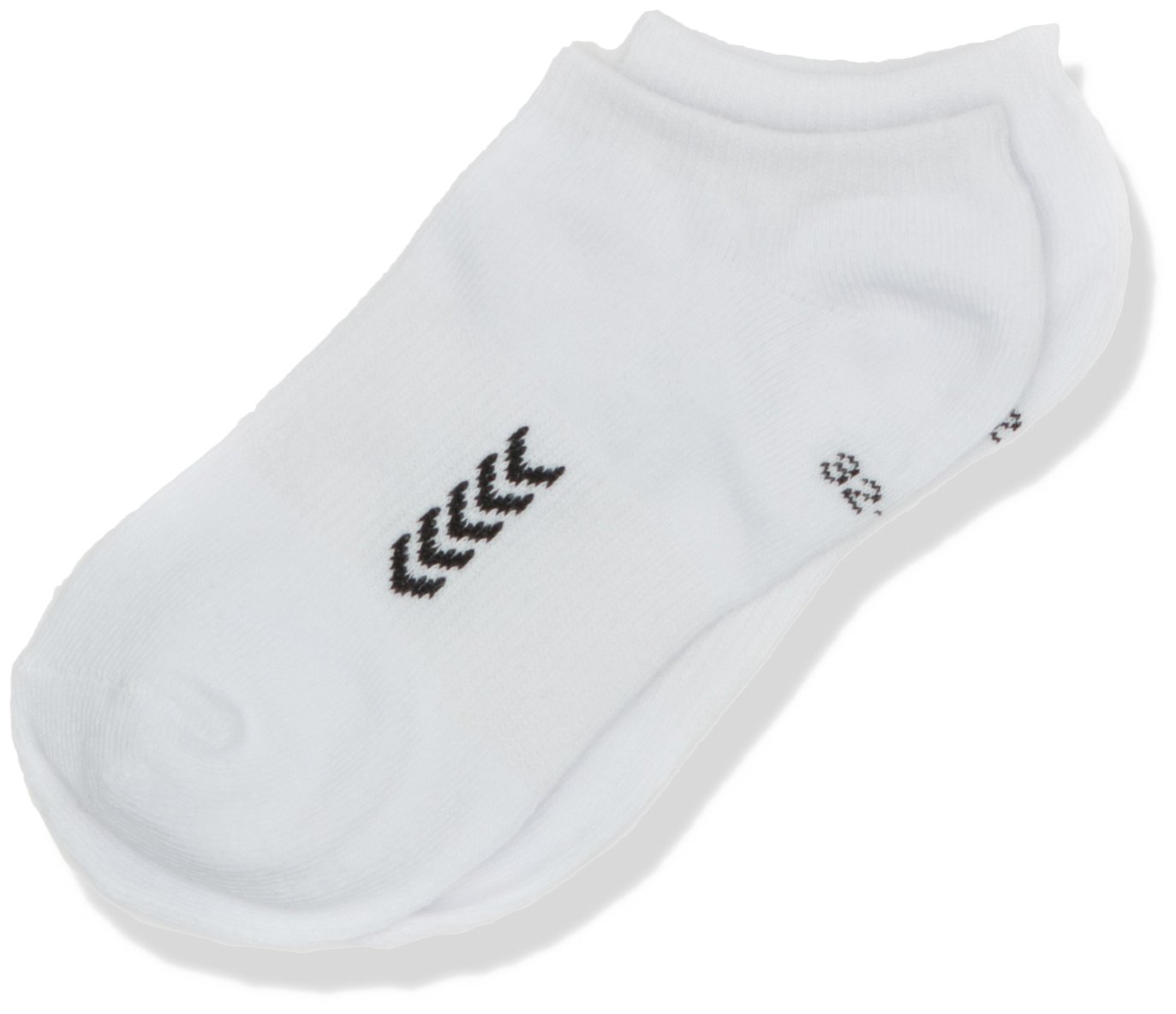 hummel unisex sneaker socks, ribbed cotton ankle socks, Children's, Socken ANKLE Socks SMU, white/black