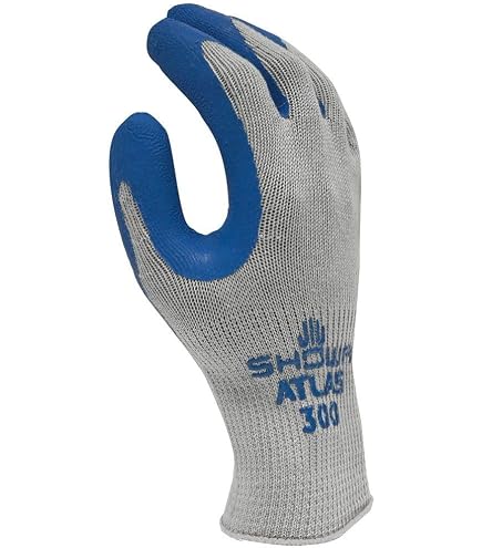 6 Pack Atlas Glove 300 Atlas Fit Super Grip Gloves - Medium