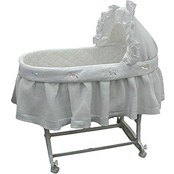 bassinet bedding skirt set