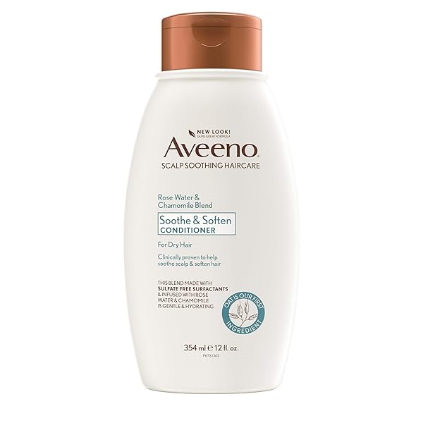 AVEENO SCALP SOOTHING ROSE WATER AND BLEND CONDITIONER,...