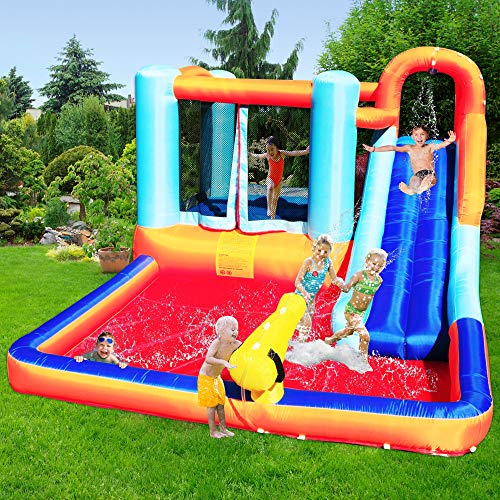 4 Inflatable+Trampoline+Playhouse+Pool+Party+Inflatables