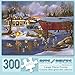 Bits and Pieces - 300 Large Piece Jigsaw Puzzle for Adults - an Old Fashioned Christmas - 300 pc Snowy Winter Holiday Jigsaw by Artist H.Hargrove