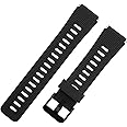 Hijiawee Replacement Band for Casio F-84/F-91W/F-94/F-105/A158/A168, Soft Silicone Watch Strap for Casio A158 Series