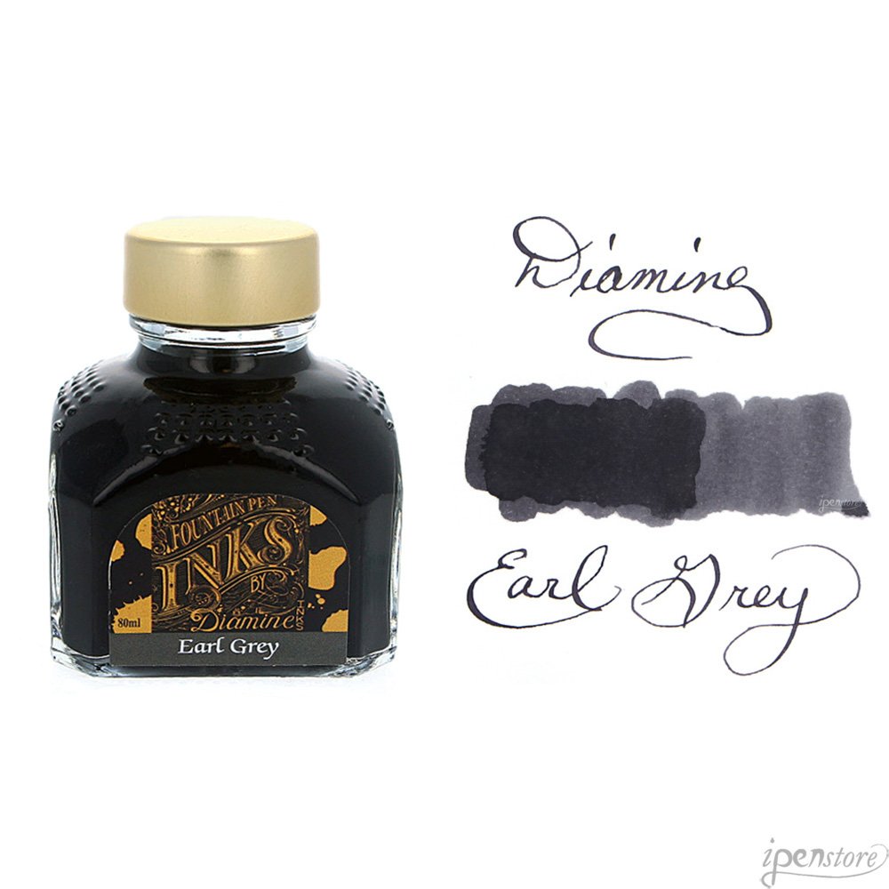 Diamine - Fountain Pen Ink, Earl Grey 80ml