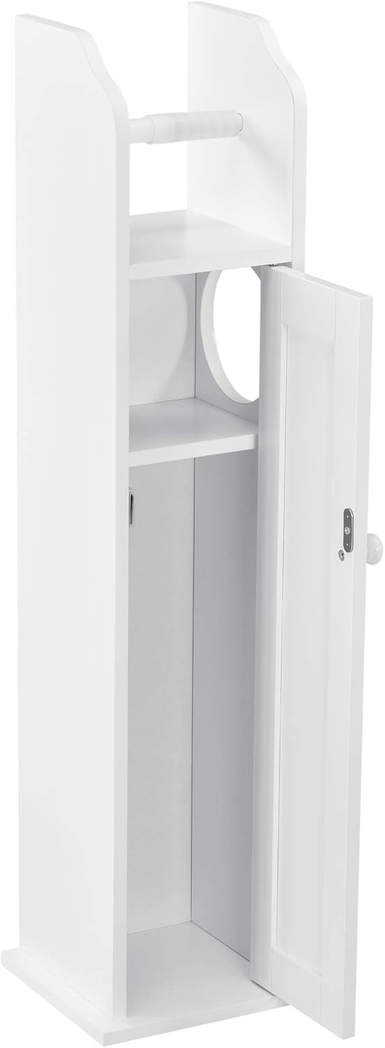 [en.casa] Badezimmerschrank 78x20x18cm Toilettenpapierhalter Badschrank