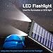 Solar Charger 24000mAh Portable charger, TSSIBE Solar Power Bank with LED Flashlight,Multiple USB Output & Input Ports External Battery Pack for iPhone,Samsung,Android Phones,GoPro Camera,GPS and More