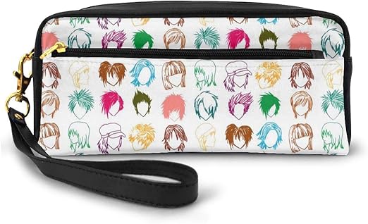 Amazon Co Jp 化粧ポーチ 収納ポーチ Pu 革 化粧品収納メイクポーチ アニメのヘアスタイル メイクポーチ コスメティックバッグ 多機能 学校用品 文具ケース 化粧ブラシ収納袋 ウォッシュバッグ 旅行用品収納バッグ 大容量 旅行用 出張用 ホーム キッチン
