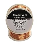 Bare Copper Wire/Choose : 10 Ga to 30 Ga