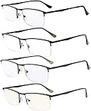 Eyekepper 4-Pack Quality Half-Rim Reading Glasses