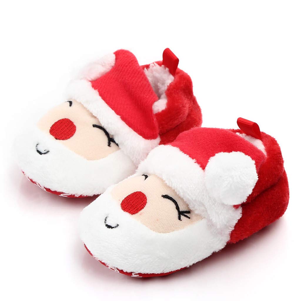 Para niñas 0-18 Meses,SO-buts Recién Nacido Bebé Niña Niños Zapatos Navidad  Santa Claus Árbol Cómodo Colores Mezclados Moda Suela Suave Primeros  Caminantes Zapatos para Niños Bebé thebigonealaska.com