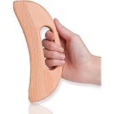 enttgo Body Gua Sha Tool Wooden Lymphatic Drainage Tool,Guasha Massage Tools for Anti Cellulite and Relieve Muscle Fatigue,Wood Therapy Massage Tools for Neck Back Face Leg Facial (A-Wood1)