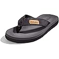 FITORY Men's Flip-Flops, Thongs Sandals Comfort Slippers for Beach Size 6-15