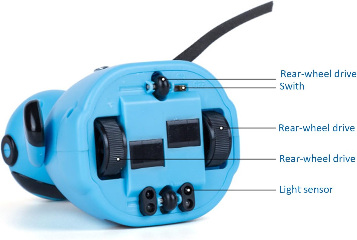 toy car follows line you draw