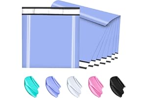 JollyTrip Large Poly Mailers 24x24 Inch 50 Pcs, Extra Large Shipping Bags for Clothing with Self-Sealing Tear-Resistant, Waterproof Poly Bags, Mailing Envelopes for Small Business (Light Blue)