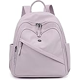 Wafybsre Backpack for Women Small, Mini Nylon Travel Backpack Purse, Shoulder Bag Cute Lightweight Daypack for Ladies (Lavender)