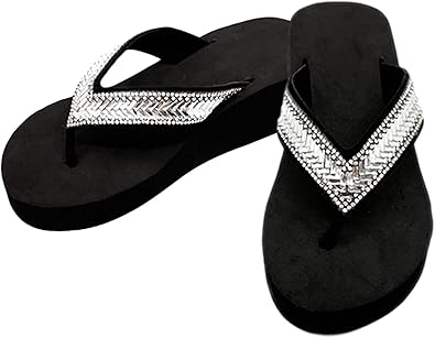 black and white wedges