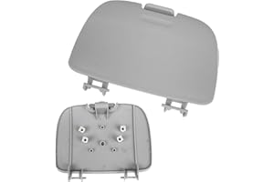 Adzfel Compatible with Ford Super Duty Overhead Console Door F250 F350 F450 F550 2002 2003 2004, Replace for 2C3Z7811586CAB Garage Door Opener Bin, F350 Overhead Sunglasses Bin Door - Grey