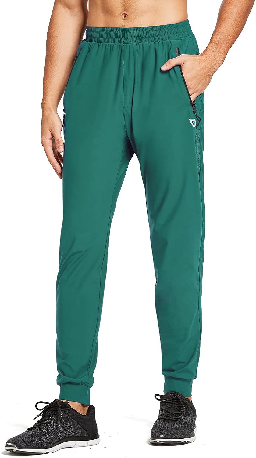 BALEAF Men's Lightweight Jogger Pants Workout Running Athletic Training