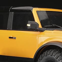 RC Car Rearview Mirror with Light for 1/10 Crawler