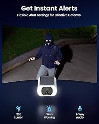 ieGeek Solar Camera Outdoor Wireless, 2K WiFi
