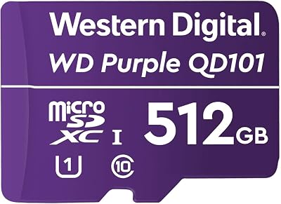 Western Digital WD Purple SC QD101 512GB microSDXC Card Ultra Endurance