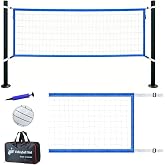 15 x 3ft Pool Volleyball Net with Water Volleyball,Adjustable Length 15ft-27ft Portable Pool Volleyball Net Replacement for Inground Pools（no Poles）