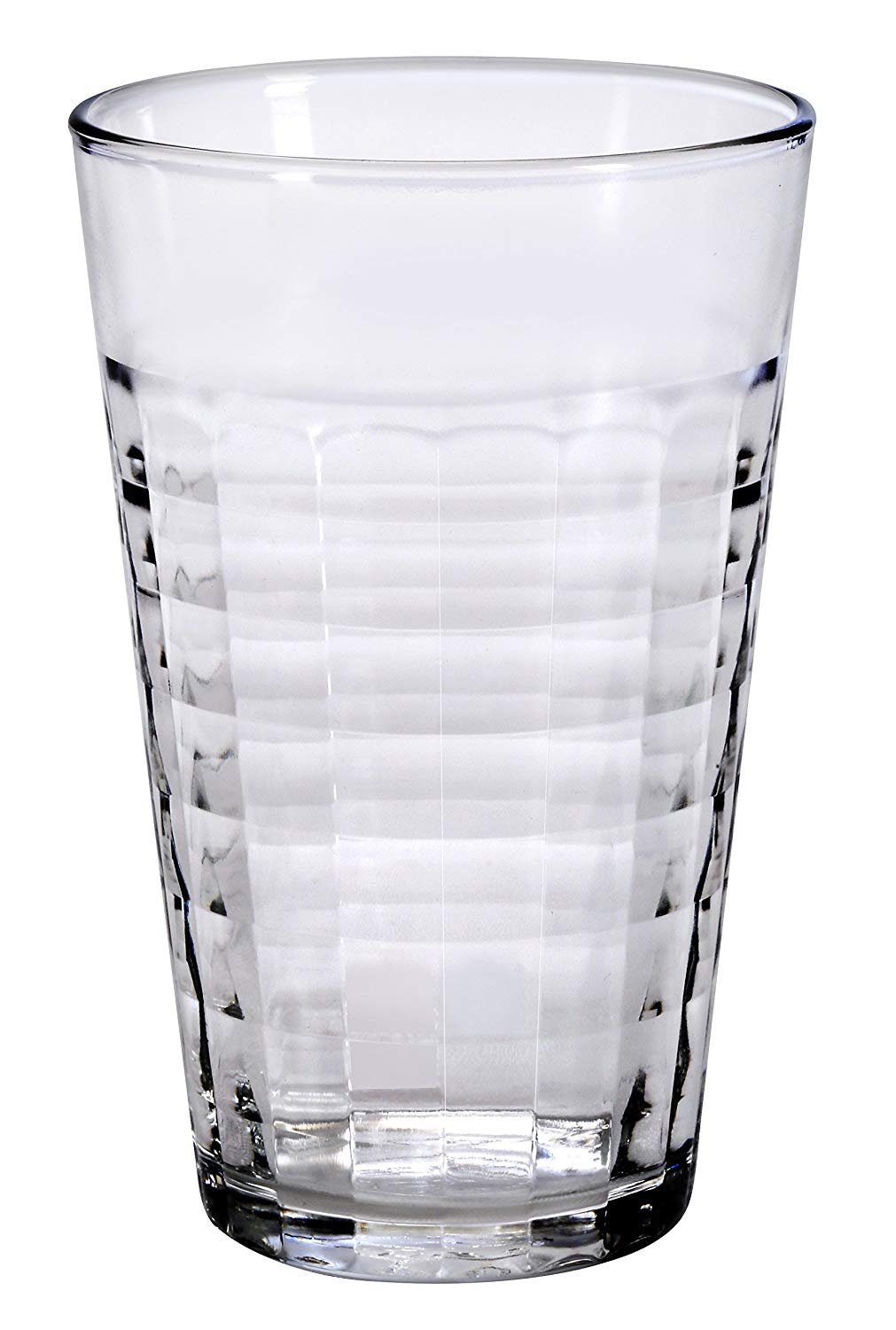 Duralex Prisme Clear Tumbler, 16 7/8 oz. / 50 cl, Set of 6