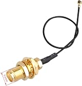 Jopto 5PCS SMA Female to U.FL IPX-4 0.81 Mini PCI Pigtail Antenna Cable for WiFi view 5