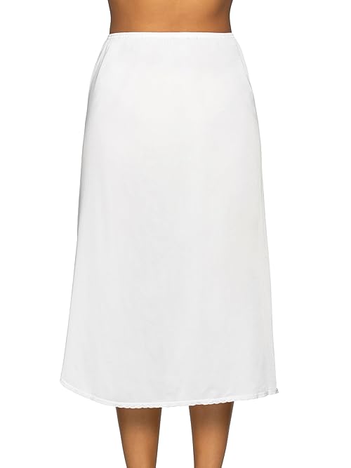 Vanity Fair womens Everyday Layers Single Slit Half Slip, Star White, Medium (32" Length)