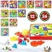 Korano Button Art Color Matching Mosaic Pegboard Set ,Early Learning Educational Toys for Kids